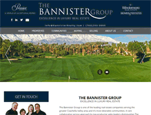 Tablet Screenshot of bannisterrealty.com